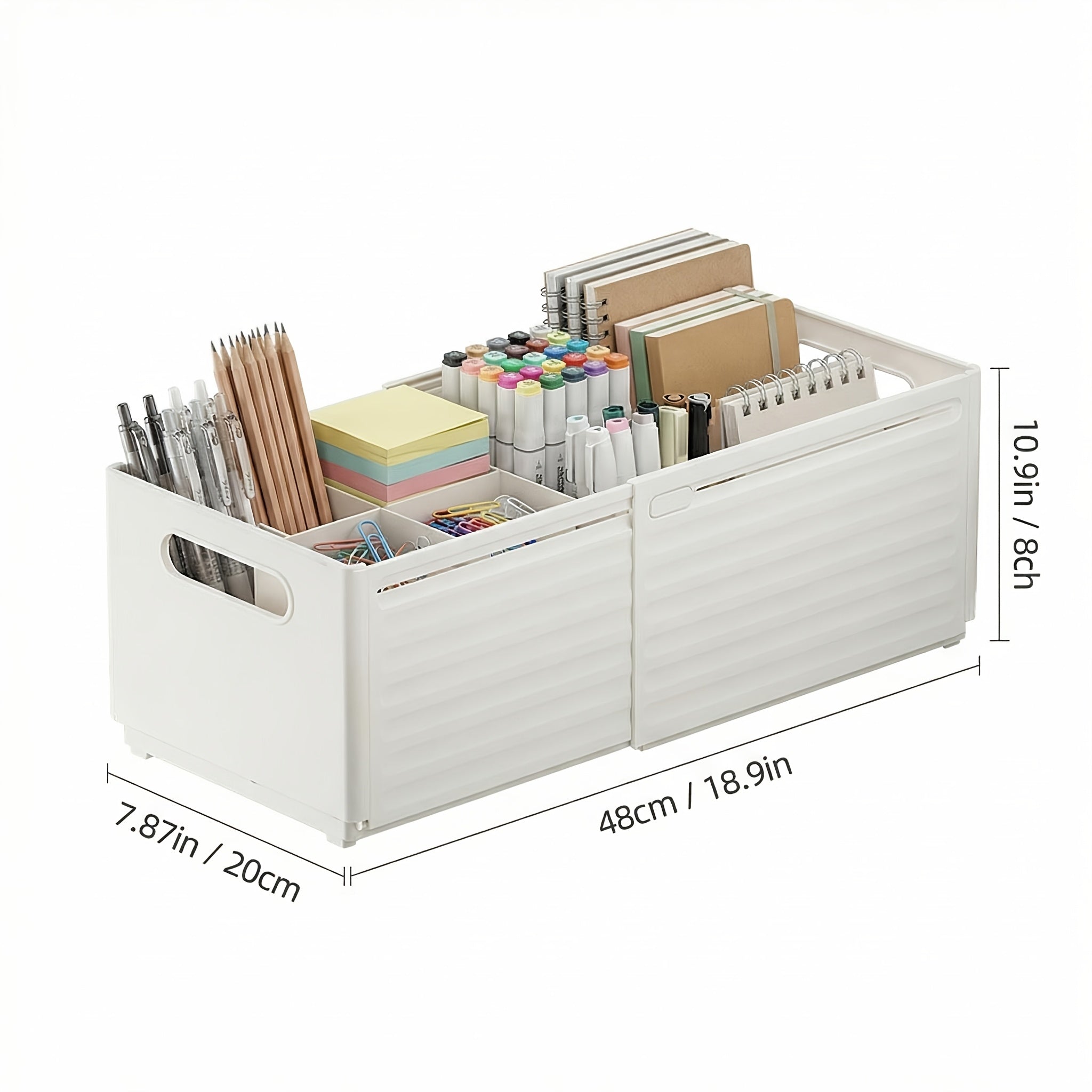Adjustable Expandable Desktop Organizer Storage Box