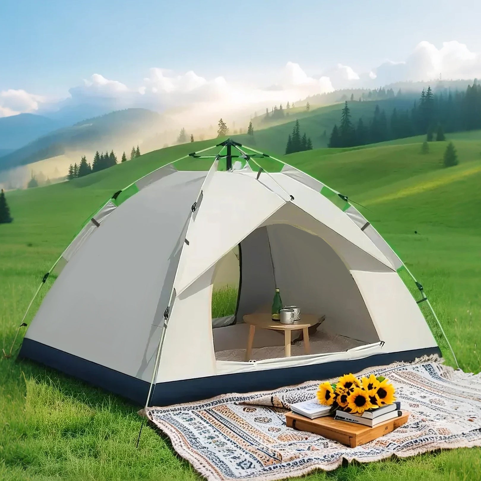 Pop-Up Camping Tent Lightweight Beach Shelter
