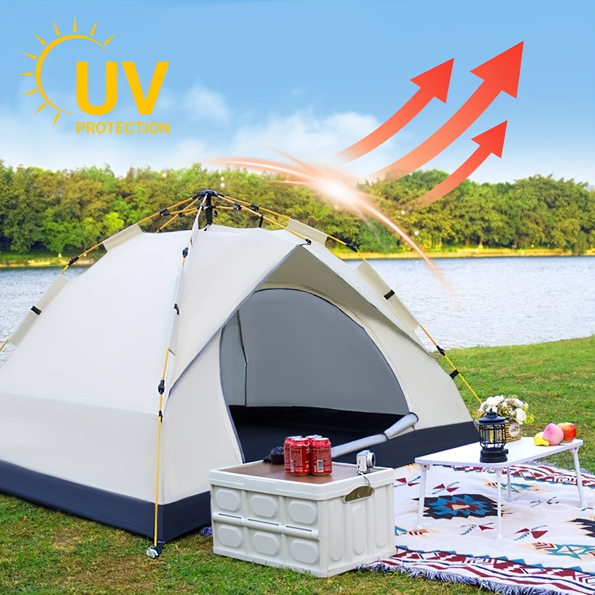 Pop-Up Camping Tent Lightweight Beach Shelter
