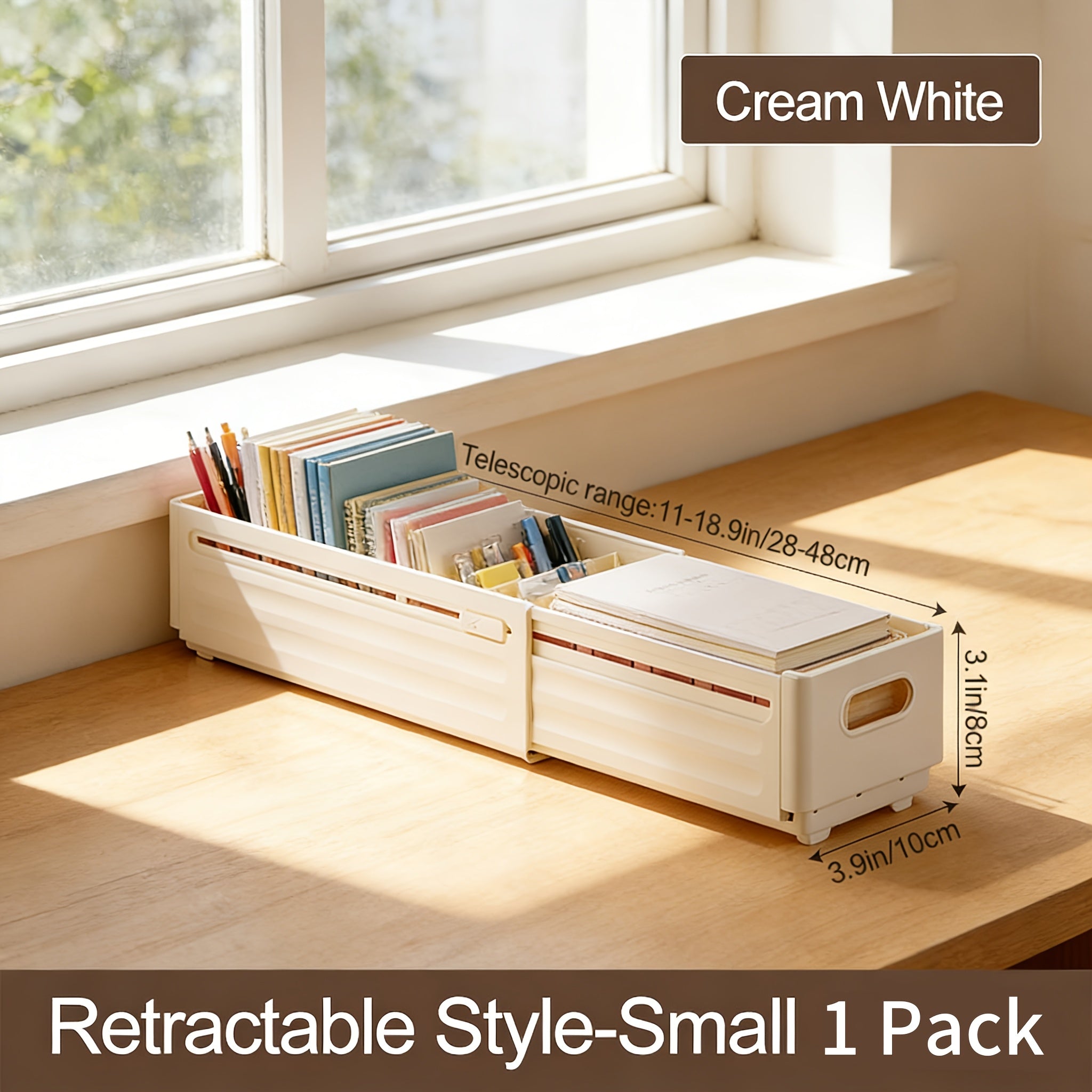 Adjustable Expandable Desktop Organizer Storage Box