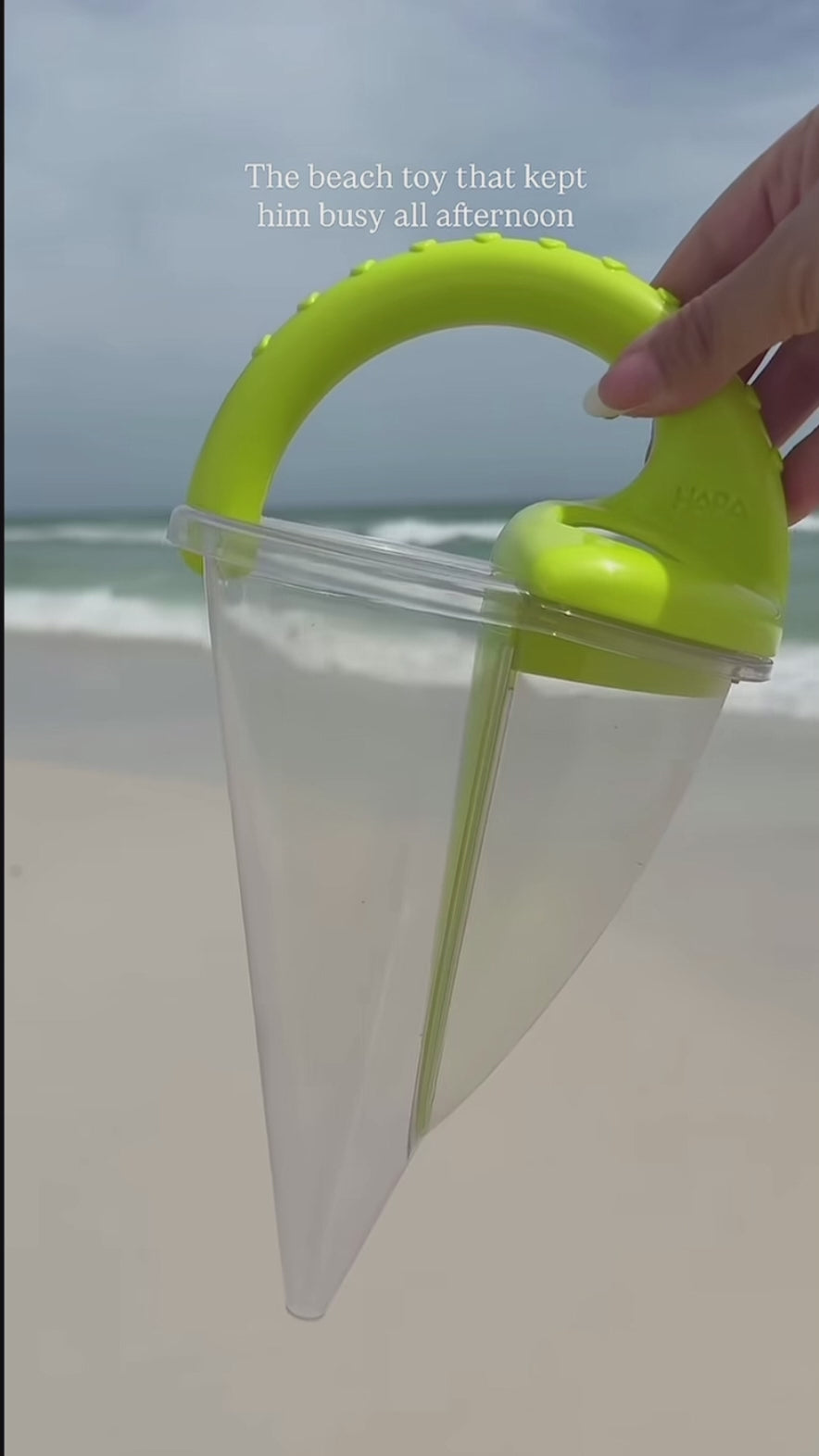 Creative Sand Art Funnel Toy for Kids, 2-in-1 Dual Chamber Design (Sand & Water), Includes Sand Sifter Scoop, BPA-Free & PVC-Free, Perfect for Beach & Sandbox Play